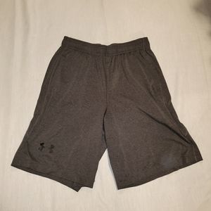 Mens grey small under armour gym shorts